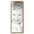 thumbnail image 2 of ArtToFrames 14" x 37" Gold Square with Beads Picture Frame, 14x37 inch Gold Wood Poster Frame (WOM-5020), 2 of 7