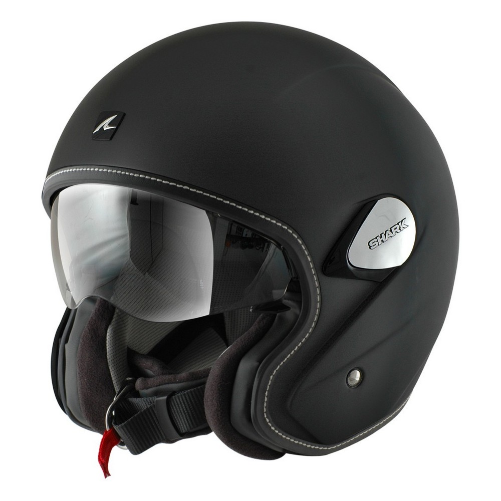 Shark Heritage Blank Motorcycle Helmet Matte Black XL - Walmart.com