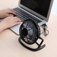 thumbnail image 2 of Ustyle Mini USB Portable Electric Fan Adjustable Tabletop Fan 4 Inch Cooling Fan 4 Inch Low Noise Cooling Fan, 2 of 8