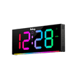 thumbnail image 1 of Reloj Electrónico Digital De Color Led Con Horario De Verano Belug Negro, 1 of 4