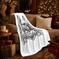 thumbnail image 3 of Elegant French Bulldog Portrait Autumn autumn celebration Living Room, Warm Flannel Blanket for Living Room and Bedroom, Peaceful Pet Portrait Pattern, Dog Lovers autumn celebration Gift, 3 of 9