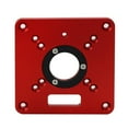 thumbnail image 3 of Multifunctional Aluminium Router Table Insert Plate Woodworking Trimmer Electric Wood Milling Flip Plate For DIY Working Bench, 3 of 8