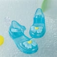 thumbnail image 4 of Girl's Jelly Sandals Summer Bow Flat Shoes Closed Toe Summer Beach Shoes Anti slip Transparent Fisherman's Shoes Girl, 4 of 6