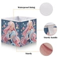 thumbnail image 4 of Storage Basket Foldable Open Organizers for Clothes Toys Books15.75x10.63x6.96in Mermaid Princess, 4 of 8