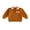 Coffee, variant on Toddler Baby Boy Girl Halloween Sweatshirt Pumpkin Embroidery Quarter Zip Collar Long Sleeve Shirt Tops Fall Winter Clothes 1-5T