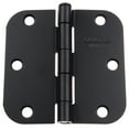 thumbnail image 2 of GlideRite 3-1/2 in. Steel Door Hinge with 5/8 in. Corner Radius, Matte Black finish, Pack of 12, 2 of 4
