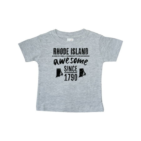

Inktastic Rhode Island Awesome Since 1790 Gift Baby Boy or Baby Girl T-Shirt