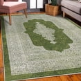 thumbnail image 3 of Ethnic Decorative Rug, Mandala Completeness of Universe Oriental Breeze Floral Style Illustration, Quality Carpet for Bedroom Dorm and Living Room, 6 Sizes, Olive Green Coconut, by Ambesonne, 3 of 4