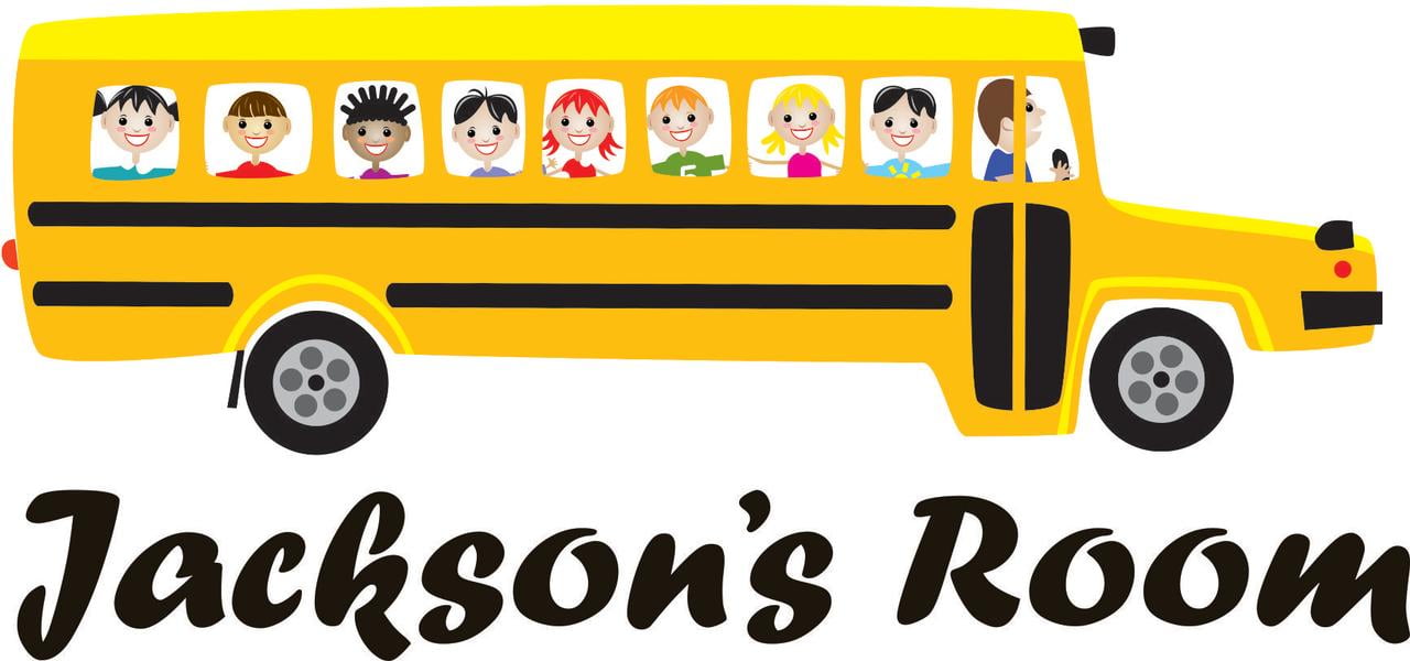 Bus Driver Peel & Stick or Iron On Crafts Transportation School Bus 