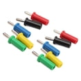 thumbnail image 2 of Mgaxyff 4mm Banana Plug Connector,Welded Banana Plug,10pcs Banana Plug Connector Cross Slot Welded Banana Plug Stackable Connector For Security Accessories, 2 of 8