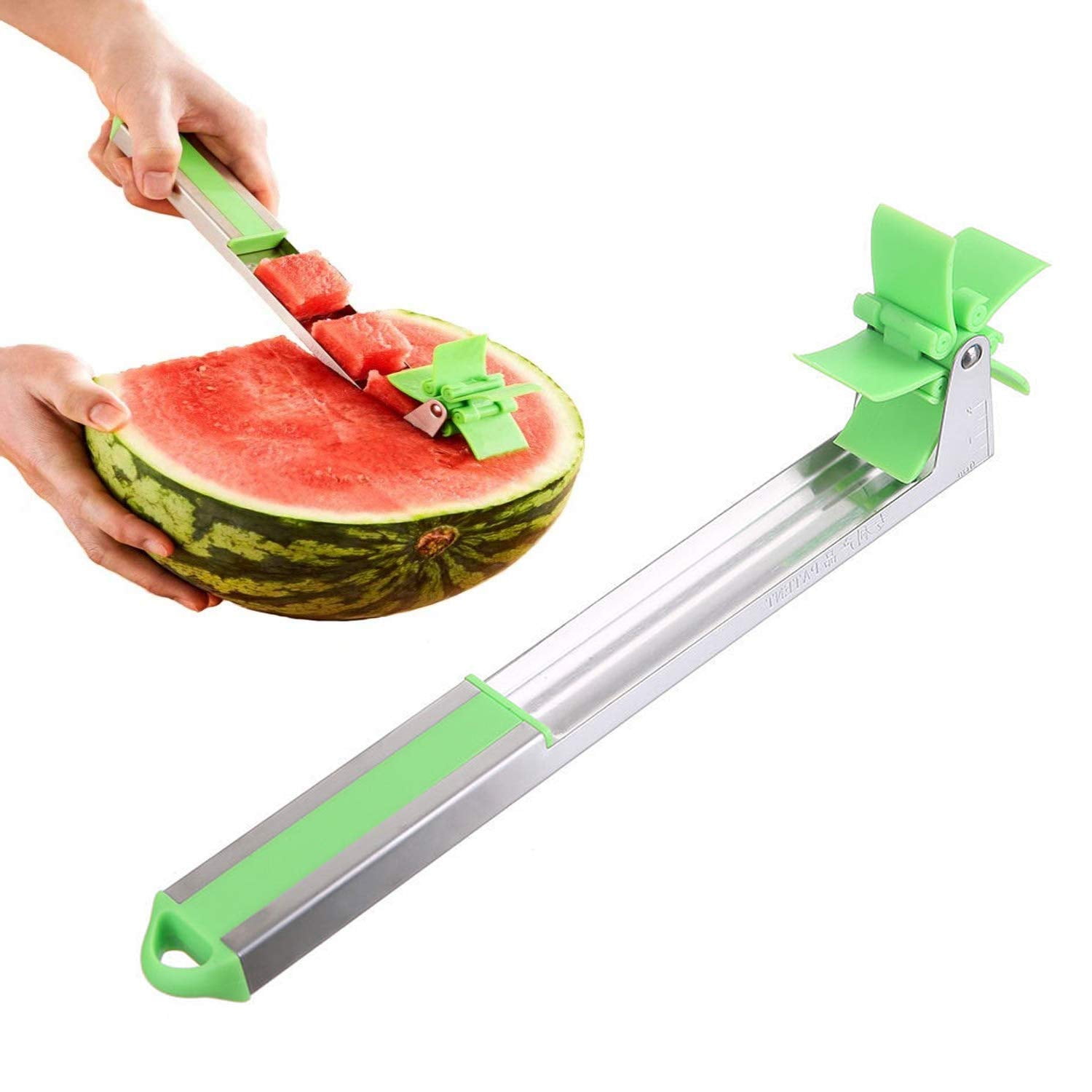 Watermelon Cutter Windmill Shape Plastic Slicer for Cutting Watermelon Tool wr 