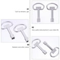 Haqieyen Universal Mechanical Water Meter Key for Doors and