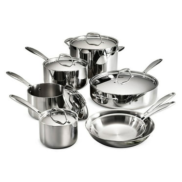 Cuisinart MultiClad Pro 12 Piece Stainless Steel Cookware Set - Walmart.com