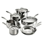 Tramontina 12 Pc Tri Ply Clad Stainless Steel Cookware Set