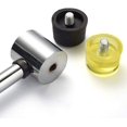 thumbnail image 4 of Martillo de goma, mazo de goma suave, martillo reemplazable de doble cabeza de nailon con mango de goma antideslizante para joyería artesanal, 4 of 5