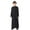 Black, variant on HUANBAI Arabic Thobe Thobe Long Sleeve Kaftan Crew Robe National Teenage Boys Long Sleeve Embroidered Robe Set Arab Children's Wear Robe 5-6 Years