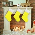 thumbnail image 7 of GZHJMY Christmas Stocking, Personalized Solid Color Large Candy Stocking Hanging Gift, 2 PCS Xmas Stockings Decoration for Family Holiday Party Ornaments Decor Fireplace, 7 of 7