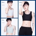 thumbnail image 4 of Qarigey Camiseta sin mangas Tomboy Breast Chaleco Camisa Pecho Binder Trans Adelgazante Ropa interior elástica Vendaje reforzado Mujer Type11 NO11, 4 of 6