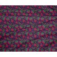thumbnail image 4 of oneOone Polyester Lycra Fabric Leaves & Floral Block Print Fabric BTY 56 Inch Wide, 4 of 4