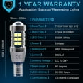 thumbnail image 4 of Bombilla LED para coche T15 W16W 12V-24V (paquete de 2), 921 912, 800 lm, blanco 6500 K, para luces de marcha atrás LED para coche, estacionamiento, luz de marcha atrás de respaldo., 4 of 5
