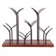 thumbnail image 4 of Soporte De Exhibición De Hierro De Alta Calidad Soporte Elegante Para Vino, Almacenamiento De Vino, Mostrador De Barras Para Familias De Cocina Cergrey Bronce, 4 of 8