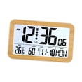 thumbnail image 3 of Reloj digital con pilas y alarma doble para gimnasio, sala de estar y aprendizaje. H180H marrón claro, 3 of 9