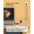 thumbnail image 3 of 19.5V 65W 45W UL Listed 14Ft Long HP Smart Blue Tip AC Adapter for Many Models Including X360 Pavilion, Envy, Spectre, Elitebook, ProBook, Stream, and More Laptop Power-Supply Charger Cord, 3 of 5