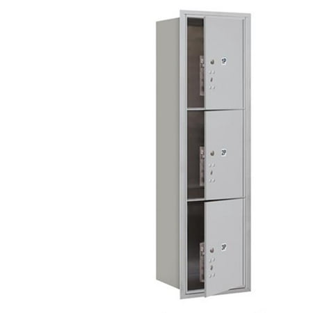 - Salsbury 4C Horizontal Mailbox 15 Door High Unit - 55 Inches - Single Column - Stand-Alone Parcel Locker - 3 Pl5S - Aluminum - Front Loading - Usps Access