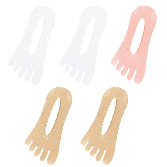 IROINNID Women's No Show Toe Socks Solid Stretchy Comfy Socks 5PCS Summer Saving