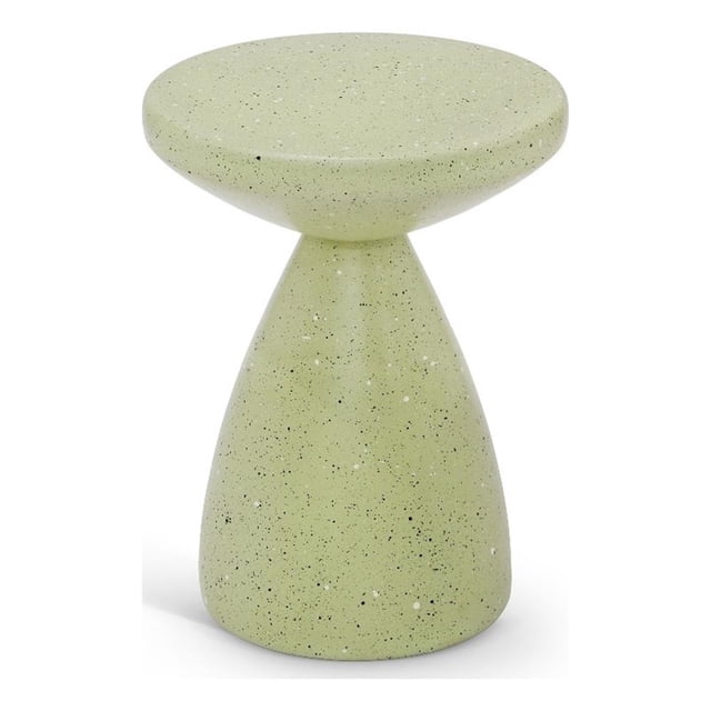 Meridian Furniture Anika Table d'Appoint Terrazzo en Fer Vert