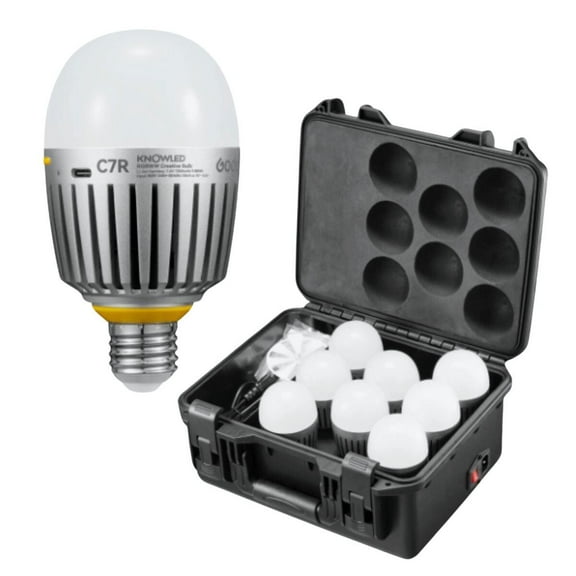 Godox C7R KNOWLED RGBWW Creative Bulb (8-Light Kit)