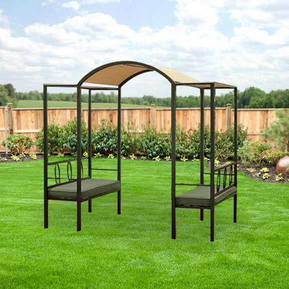 Garden Winds Replacement Canopy Top for Arbor Gazebo - Riplock 350