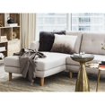 thumbnail image 2 of Moe's Lamb Large Fur Pillow in Gray, 2 of 3