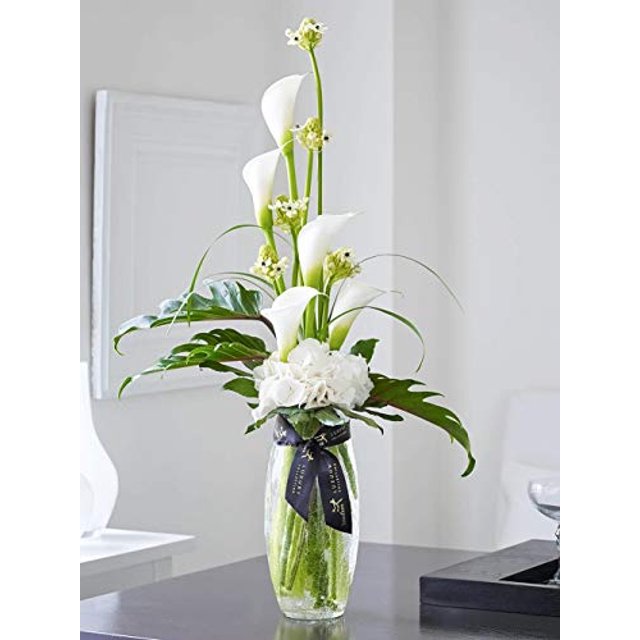 MUYHOME 20pcs Flores blancas CALLA CALLA FLORES DE LIRY PARA DIY Boda para novia Centerajes de la casa del hogar (blanco puro) Veryhome Ver descripción