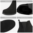 thumbnail image 4 of Botas Chelsea de Tobillo para Mujer DREAM PAIRS ISABELLA-2 Negras, 4 of 6