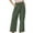 Green2, variant on Yubnlvae Women's Corduroy Shorts High Waist Summer Drawstring Casual Wide Leg Beach Pants Beige, L