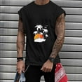 thumbnail image 1 of LSLJS Men Tank Hommes Top Mode Décontractée Impression Pull Round Neck Sports Tank Hauts Gilet, 1 of 5