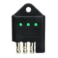 thumbnail image 1 of KAKOWELY 4 Pin Trailer Plug Socket Connection Circuit Tester Signal Plug Socket for Trailer Caravan Truck (Black),1.97X"X1.38"X0.39", 1 of 4