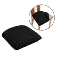 thumbnail image 4 of Chair Seat Covers Seat Covers Chair Seat Covers Removable Washable Dining Chair Protector Seat Cushion Slipcover Black, 4 of 8