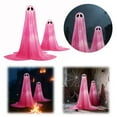 thumbnail image 2 of Clearance! akuxy Home Decor Glowing Halloween for Outdoor Yard Party Scary Garden with LED Light Pink,34cm, 2 of 6