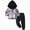 Purple, variant on Zuwimk 2Pcs Kids Boys Sweatsuit Hoodie Flannel Plaid Shirt Tops and Jogger Pants for Kids Fall Winter Spring Outfits(Pink,5-6 Years)