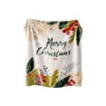 thumbnail image 2 of Manta de franela navideña con estampado navideño - manta suave y cálida para cama, sofá o decoración - Regalo acogedor de 75x100cm, 2 of 7