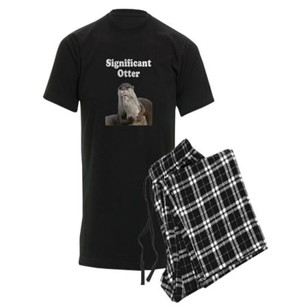 

CafePress - Significant Otter - Men s Dark Pajamas
