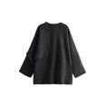 thumbnail image 5 of TRAF-abrigo con bufanda para mujer, chaquetas asimétricas tejidas de manga larga para mujer, ropa de calle informal, invierno 2023, 5 of 5