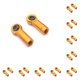 thumbnail image 3 of Vogacara 2 uds soporte de cabeza de bola accesorio de actualización Universal Auto juguete hilo inverso positivo extremos de barra de acoplamiento Dorado 10piezas Vogacara CBP318240, 3 of 6