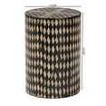 thumbnail image 7 of bali & pari Paulo Decorative End Table with Bamboo Diamond Pattern, 7 of 7