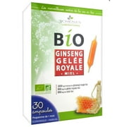Les 3 Chnes Organic Ginseng Royal Jelly 30 Phials