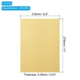 thumbnail image 2 of Uxcell 11"x8.5" Metallic Mirror Board Sheets, 10 Pack Dark Gold Cardstock Foil Board Reflective Sheet 250gsm, 2 of 6