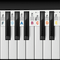 thumbnail image 6 of CJC Piano Key Stickers, 88 Full-Size Keys Piano Rake Keyboard Note Labels for Beginners Kids, Removable and Reusable (2 Pc, Black+Rainbow), 6 of 7