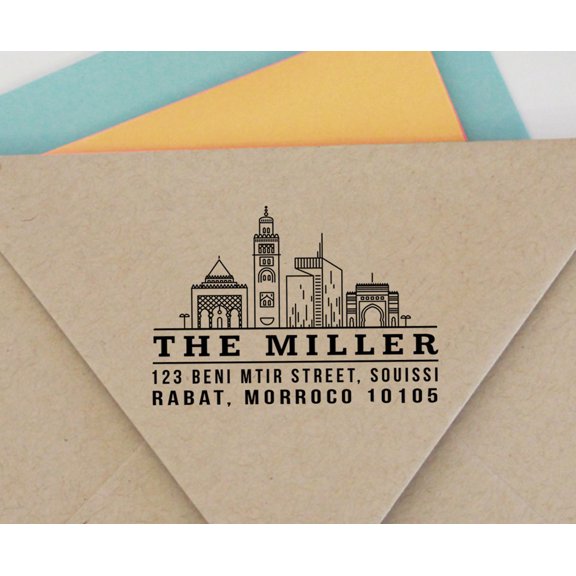 Self Inking Custom Return Address State Map Stamp Personalized Wedding Invites Stamp Proposal Gift Idea